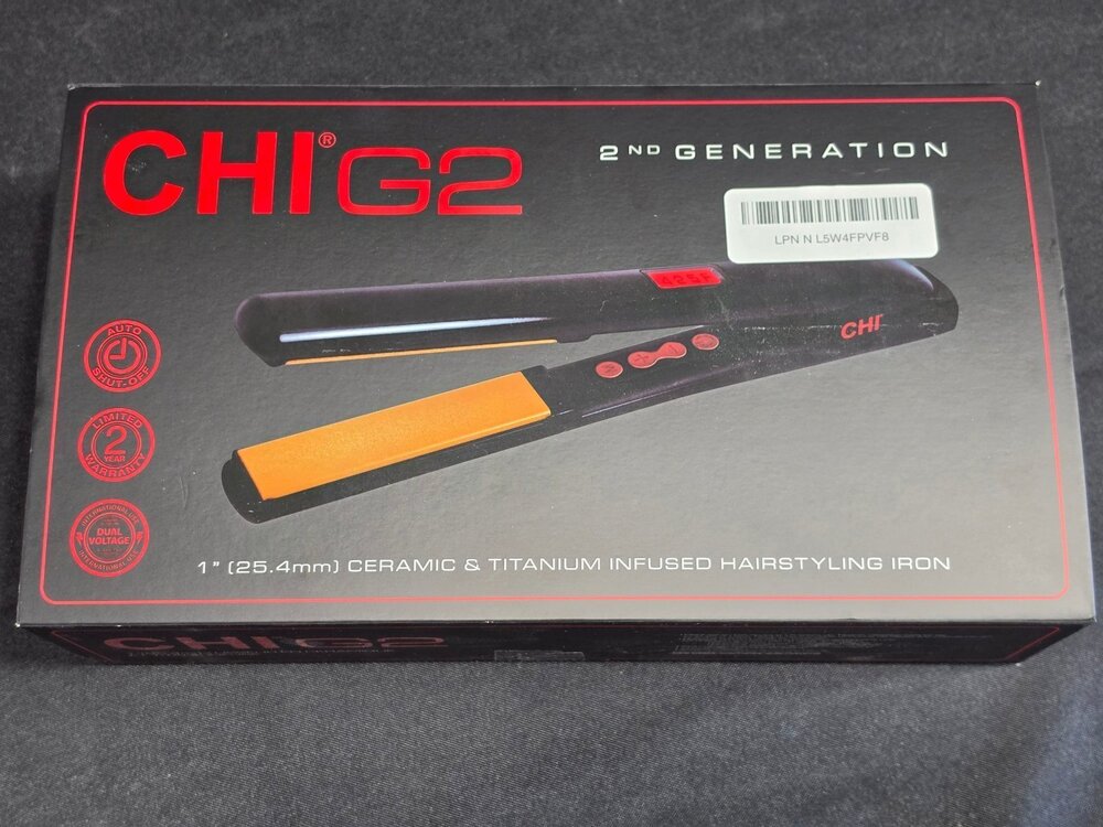 CHI G2 1" Ceramic Titanium Hair Straightener Flat Iron 425°F